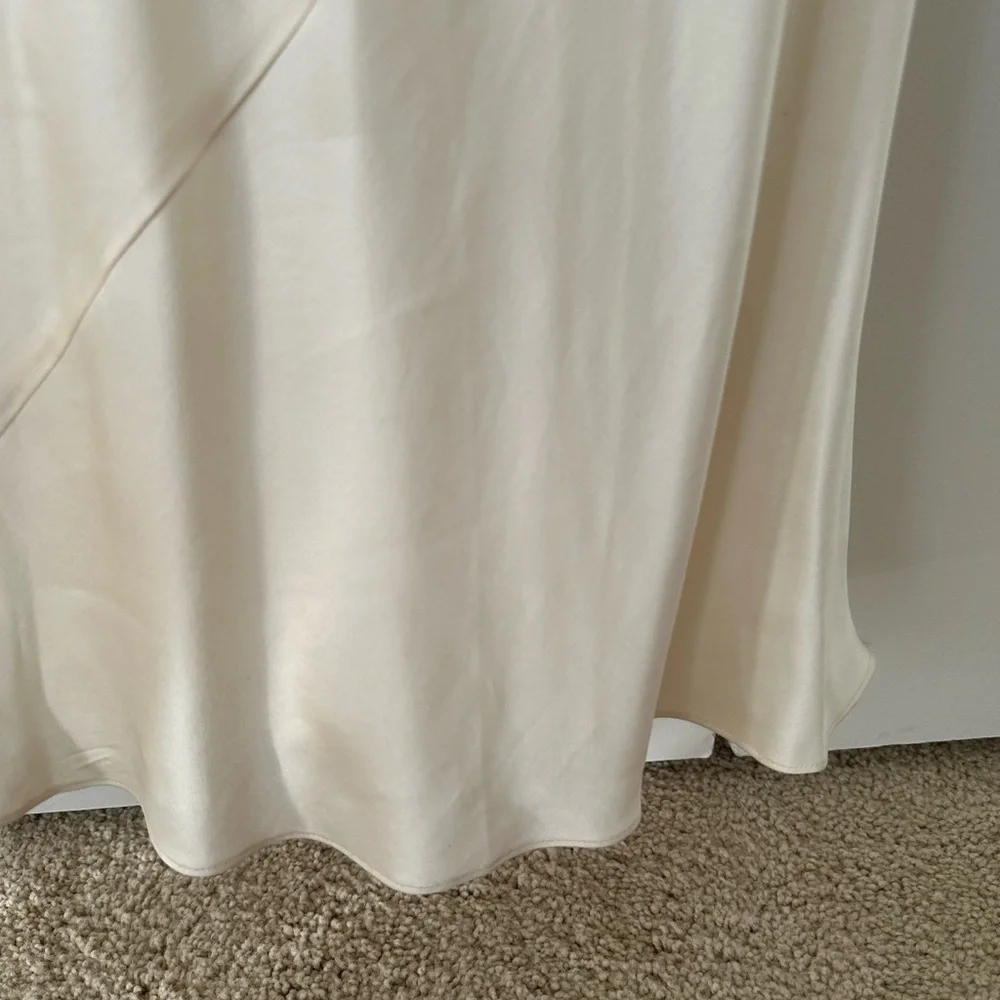 Reformation Cream Silk Maxi Dress - Picture 10 of 13
